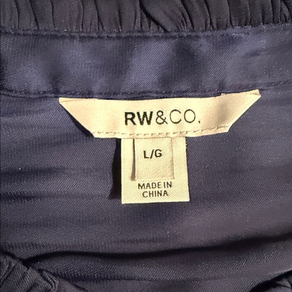 RW&CO Puff Sleeve Satin Blouse - Picture 5 of 7